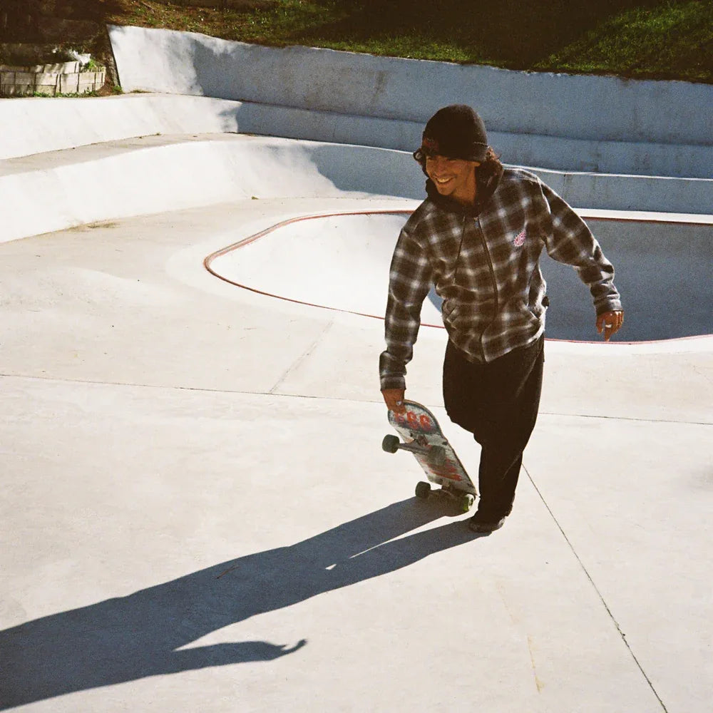 Shadow Plaid Love Hooded Shirt - WASTED PARIS - VENTURER