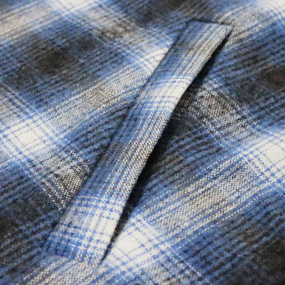 Shadow Plaid Love Hooded Shirt - WASTED PARIS - VENTURER