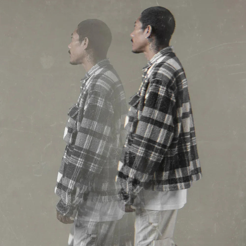 Cropped Sherpa Button Down Jacket - STAMPD - VENTURER