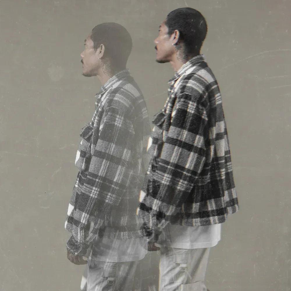 Cropped Sherpa Button Down Jacket - STAMPD - VENTURER