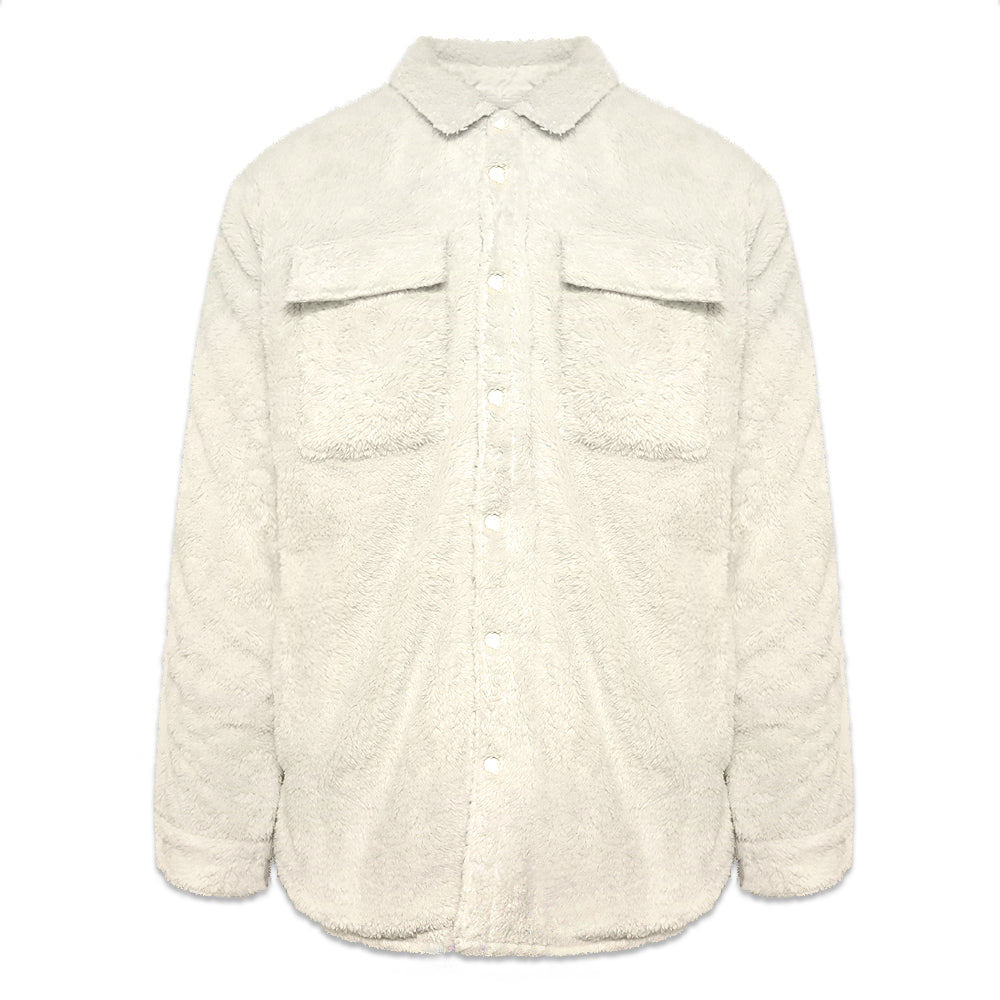 Scripps Sherpa Button Down Jacket