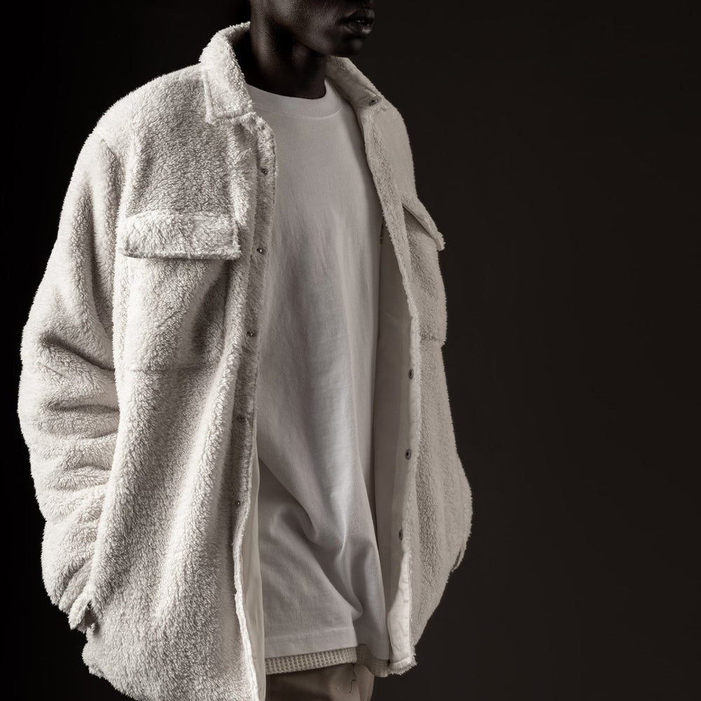Scripps Sherpa Button Down Jacket