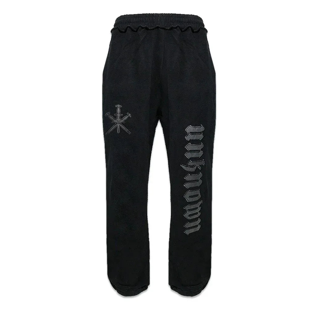 Puff Print Dagger Joggers - UNKNOWN LONDON - VENTURER
