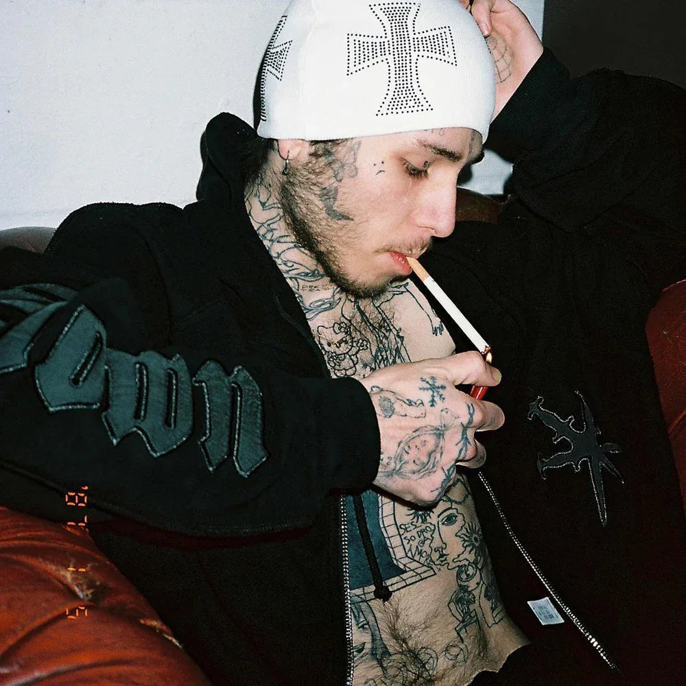 Puff Print Dagger Joggers - UNKNOWN LONDON - VENTURER