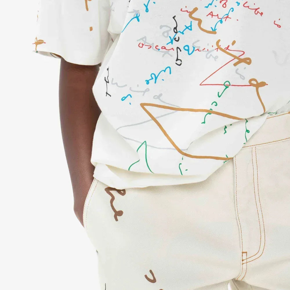 OW Quote Graffiti Straight Leg Trousers - JW ANDERSON - VENTURER