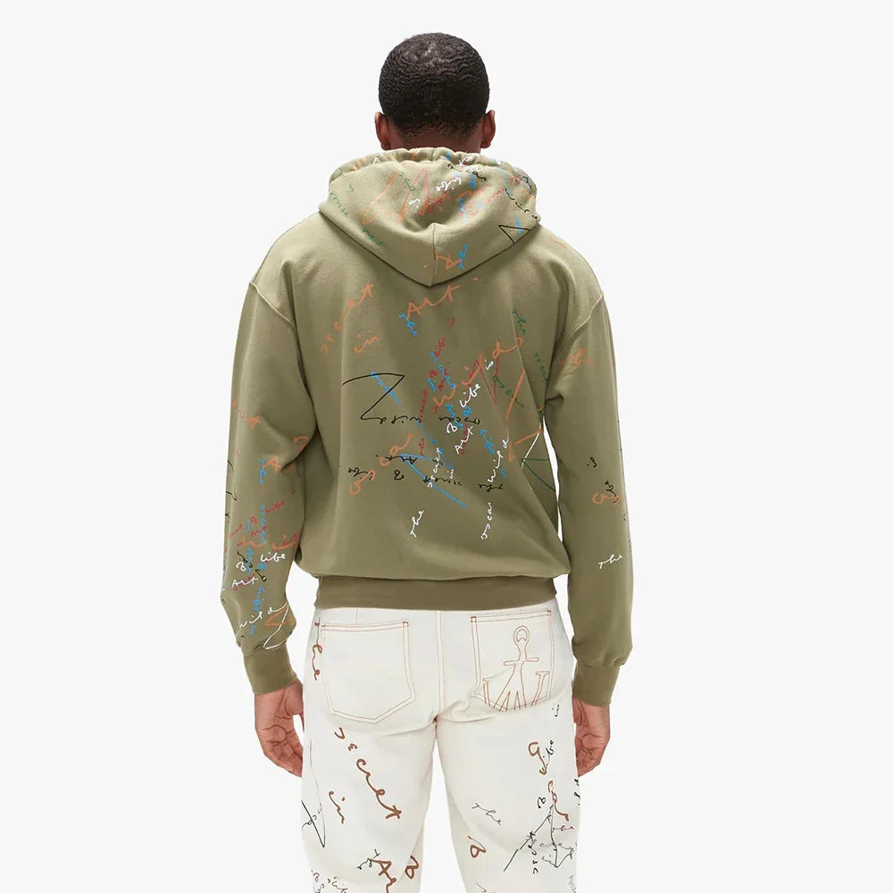OW Quote Graffiti Hoodie - JW ANDERSON - VENTURER