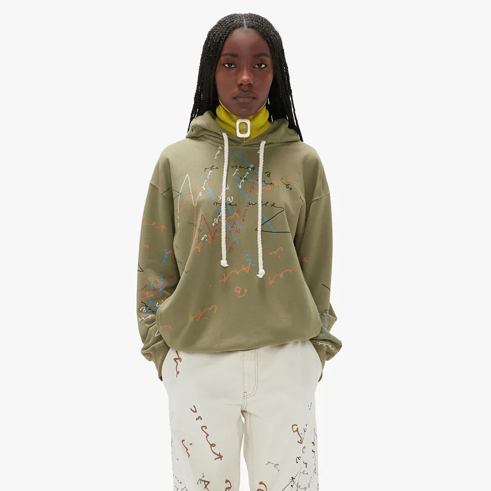 OW Quote Graffiti Hoodie - JW ANDERSON - VENTURER
