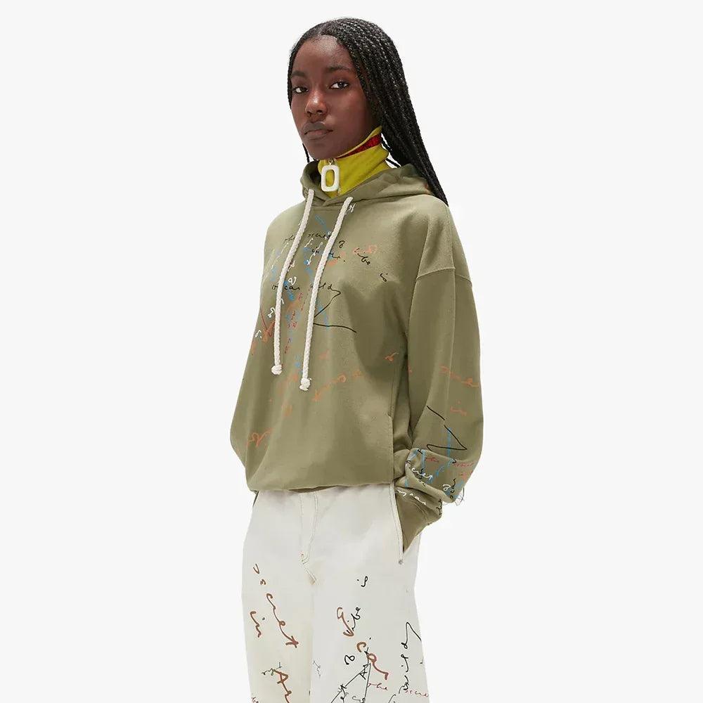 OW Quote Graffiti Hoodie - JW ANDERSON - VENTURER