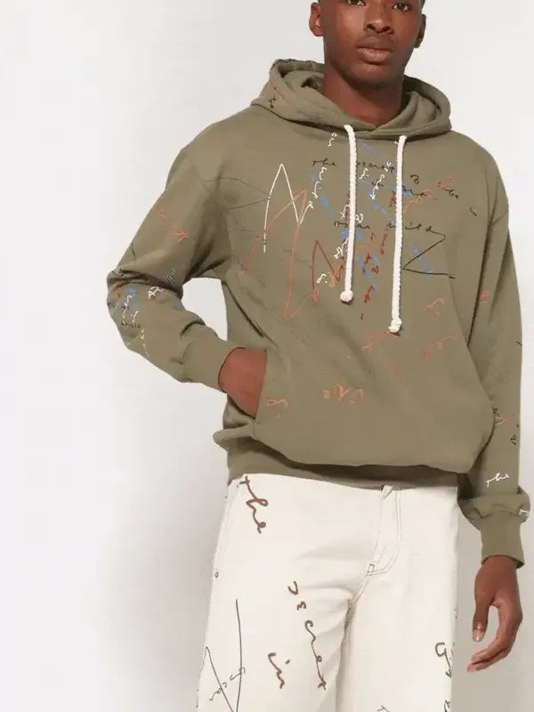 OW Quote Graffiti Hoodie - JW ANDERSON - VENTURER