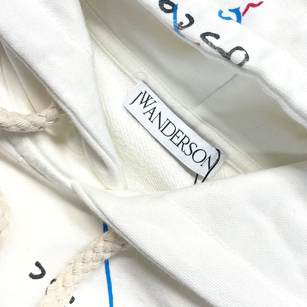 OW Quote Graffiti Hoodie - JW ANDERSON - VENTURER