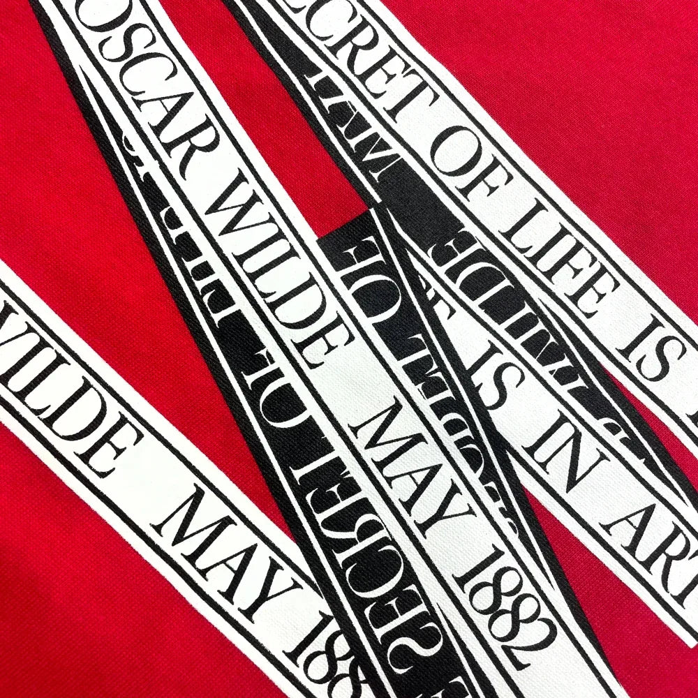 OW Quote Tape Long Sleeve T-Shirt - JW ANDERSON - VENTURER