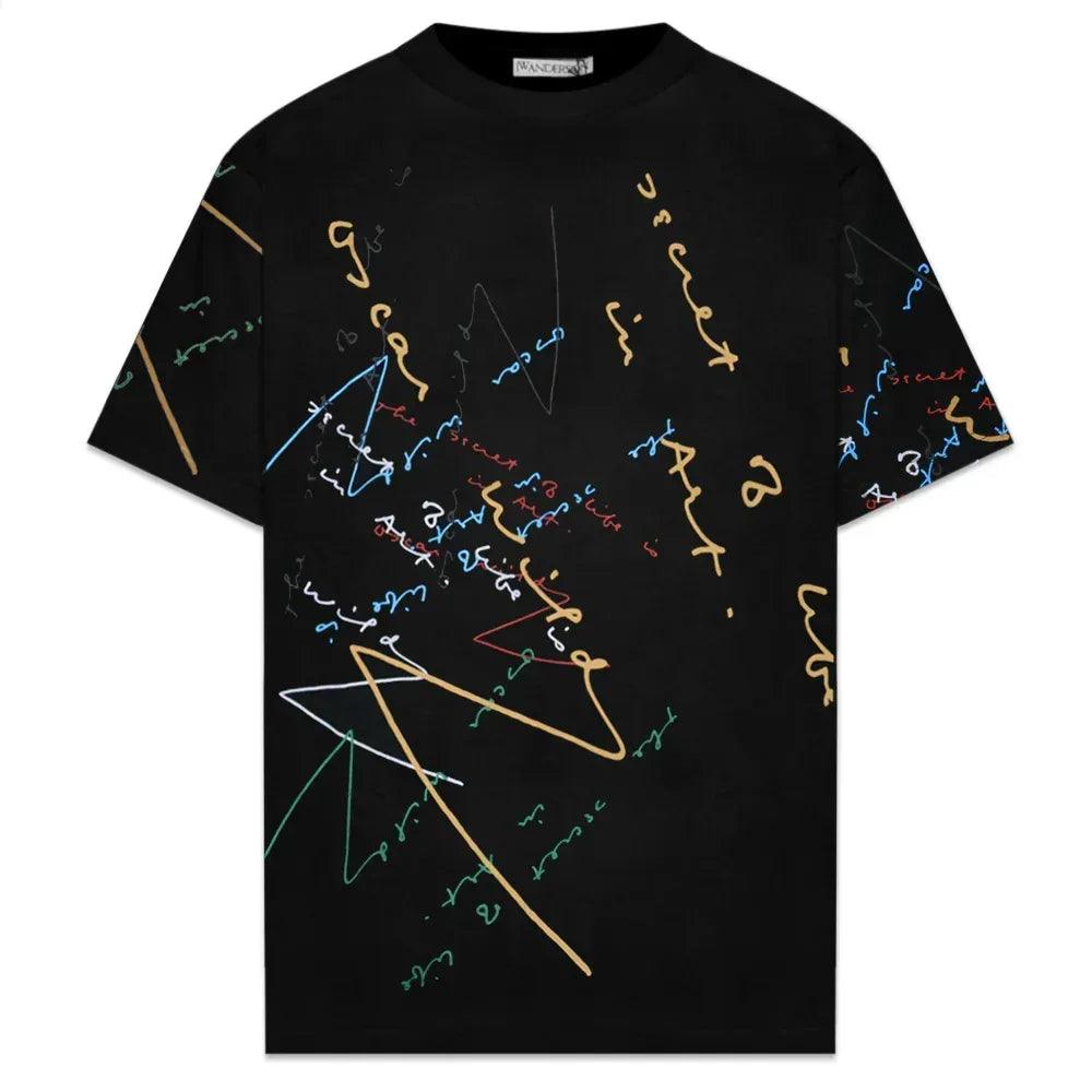 OW Quote Graffiti Oversized T-Shirt - JW ANDERSON - VENTURER