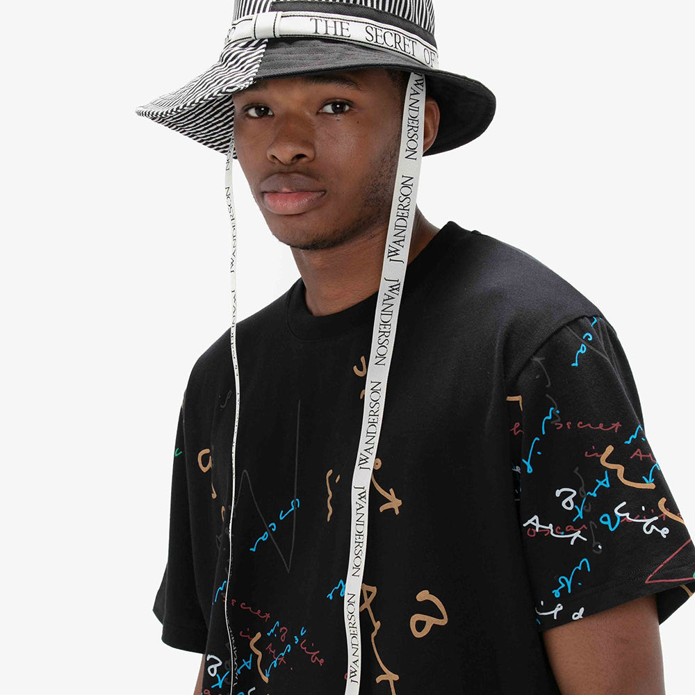 OW Quote Graffiti Oversized T-Shirt