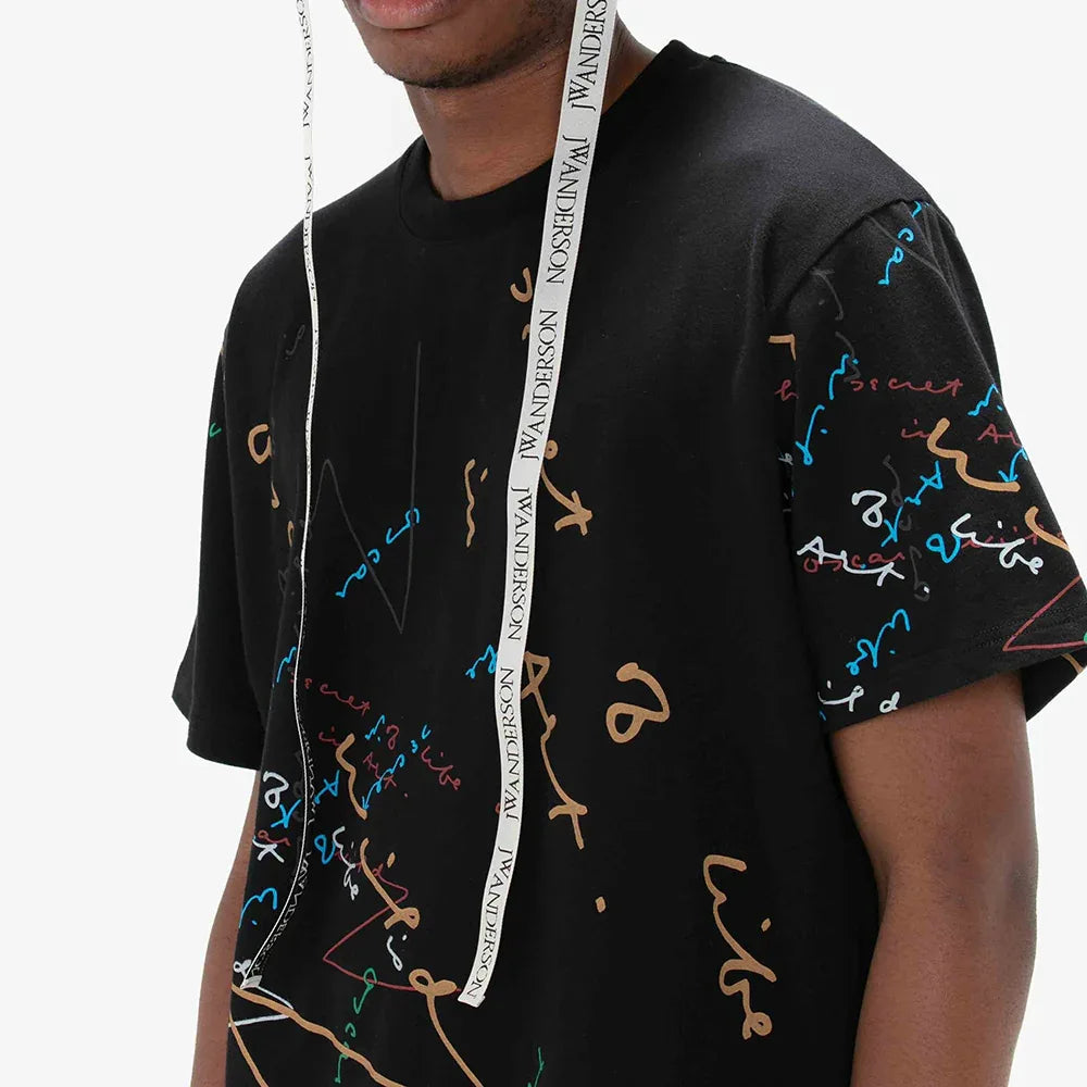 OW Quote Graffiti Oversized T-Shirt - JW ANDERSON - VENTURER