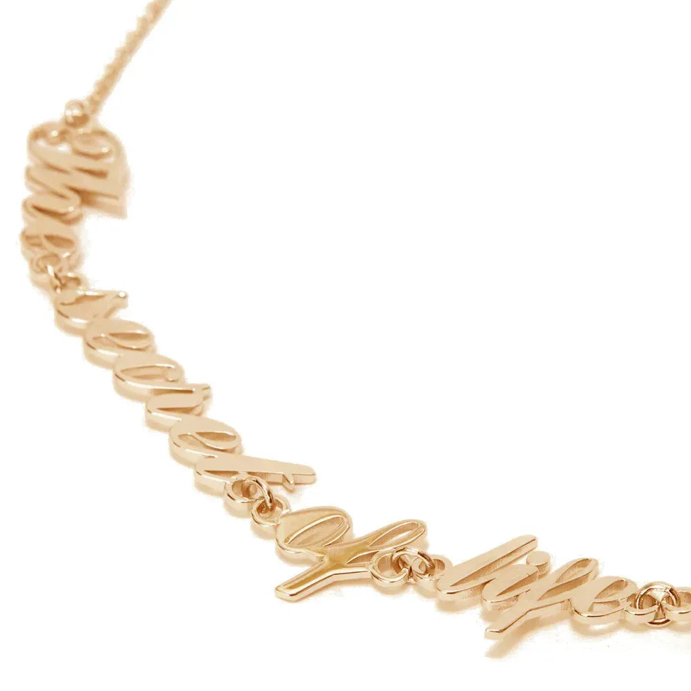 OW Quote Necklace - JW ANDERSON - VENTURER