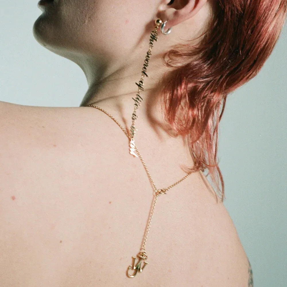 OW Quote Necklace - JW ANDERSON - VENTURER