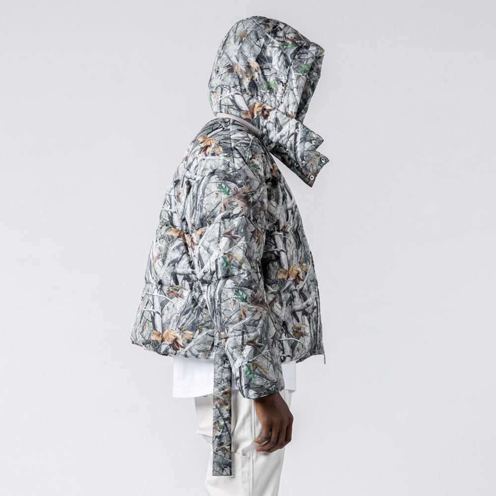 Terrain Camo Crop Puffer Jacket