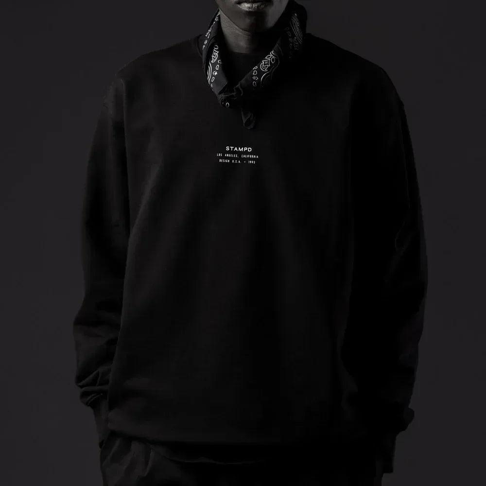 Stacked Logo Crewneck Sweatshirt - STAMPD - VENTURER