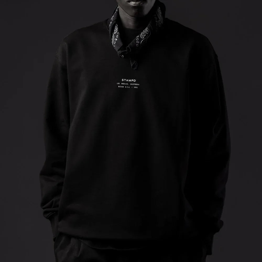 Stacked Logo Crewneck Sweatshirt - STAMPD - VENTURER