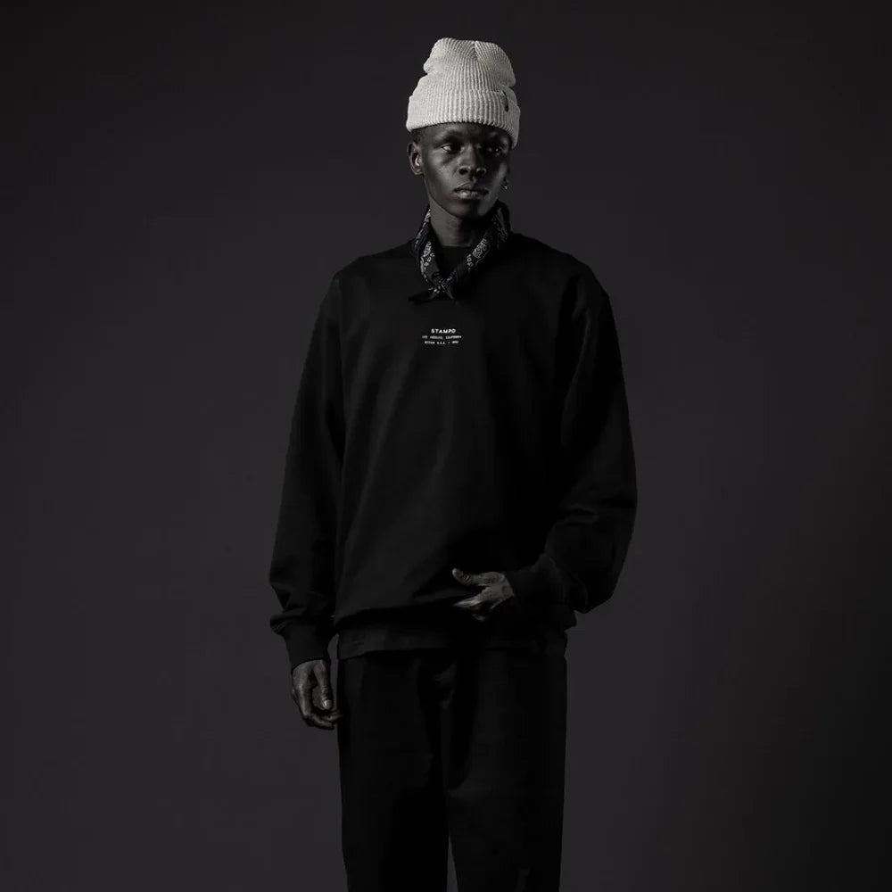 Stacked Logo Crewneck Sweatshirt - STAMPD - VENTURER