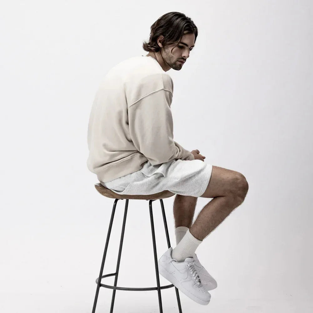 Stacked Logo Crewneck Sweatshirt - STAMPD - VENTURER