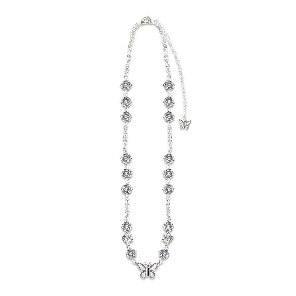 STUGAZI(スガジ)商品ページ - Crystal Butterfly Angel Necklace