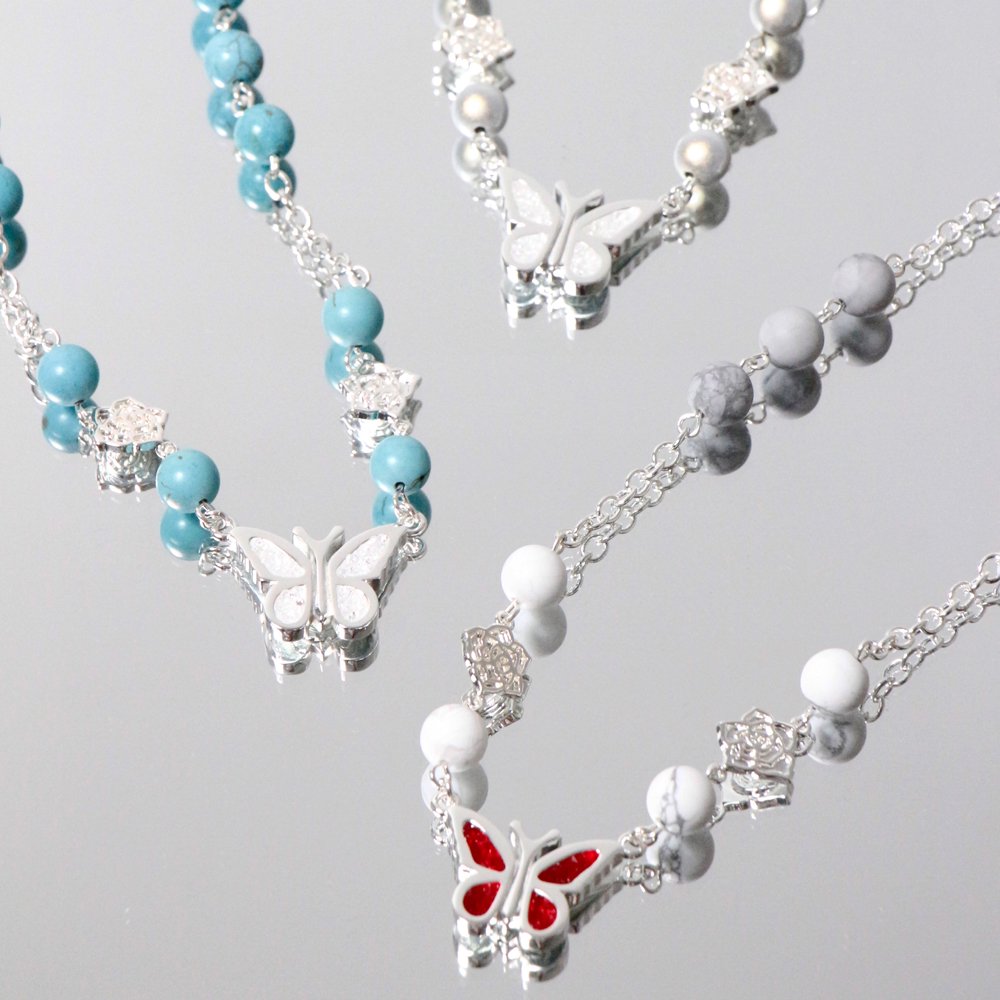 Crystal Butterfly Angel Necklace