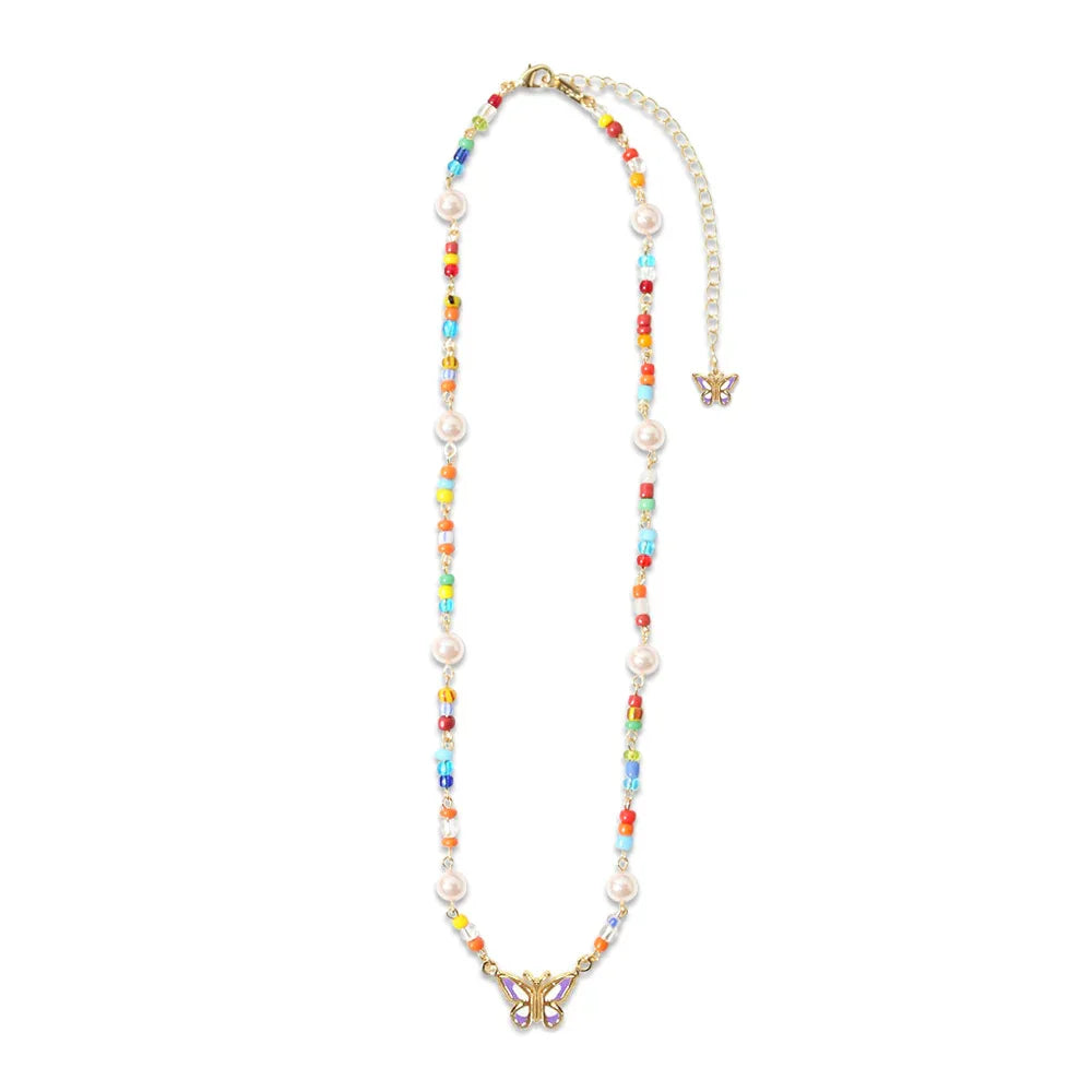 Exclusive Rainbow Beads Angel Necklace - STUGAZI - VENTURER