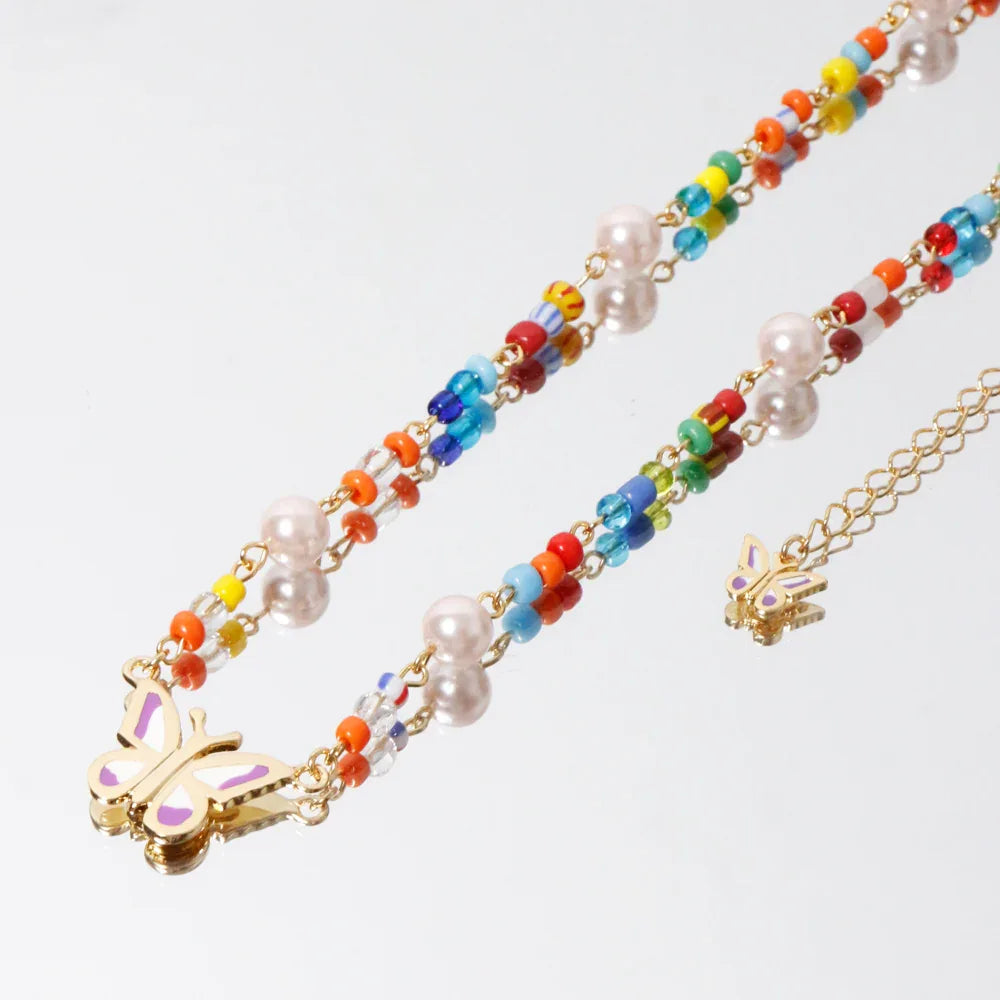 Exclusive Rainbow Beads Angel Necklace - STUGAZI - VENTURER