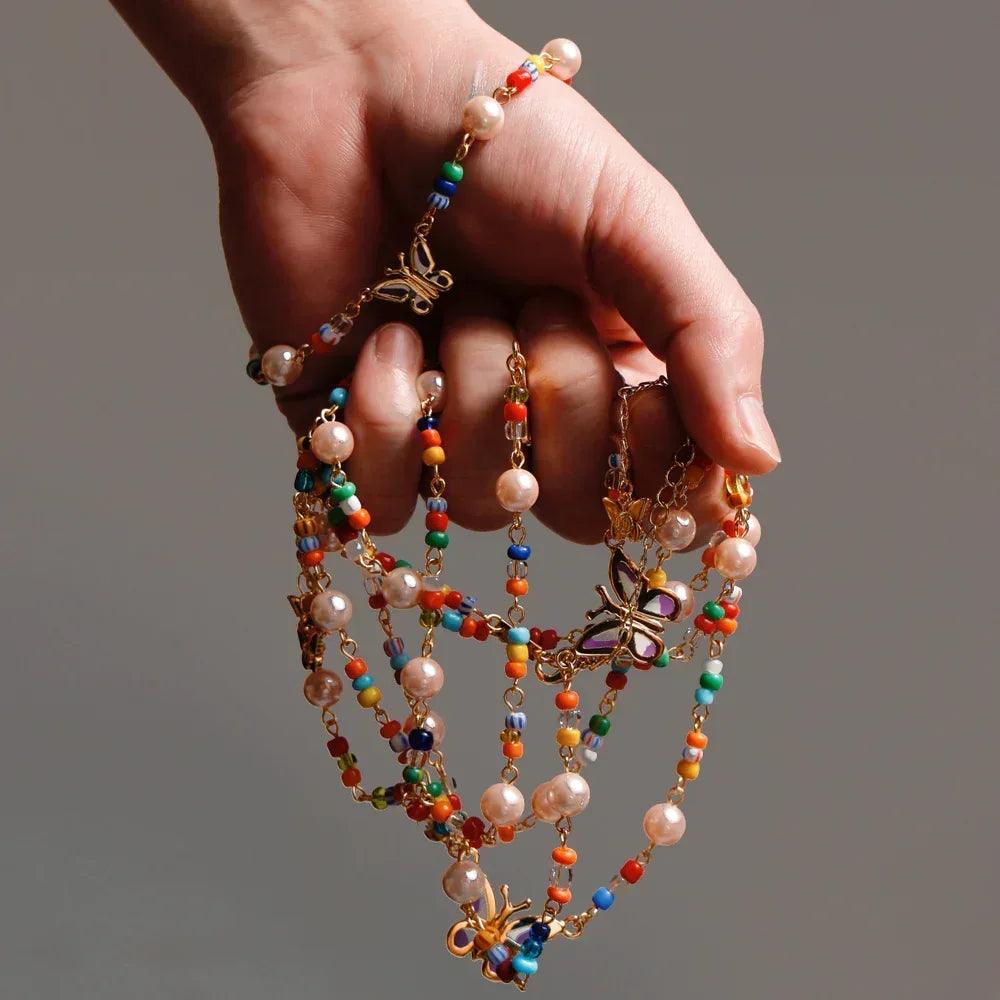 Exclusive Rainbow Beads Angel Necklace - STUGAZI - VENTURER