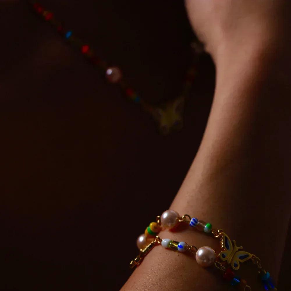 Exclusive Rainbow Beads Angel Necklace - STUGAZI - VENTURER