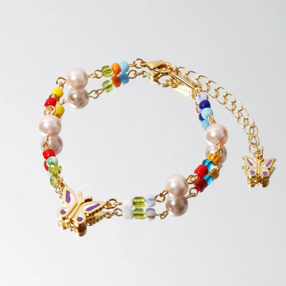 Exclusive Rainbow Beads Angel Bracelet - STUGAZI - VENTURER