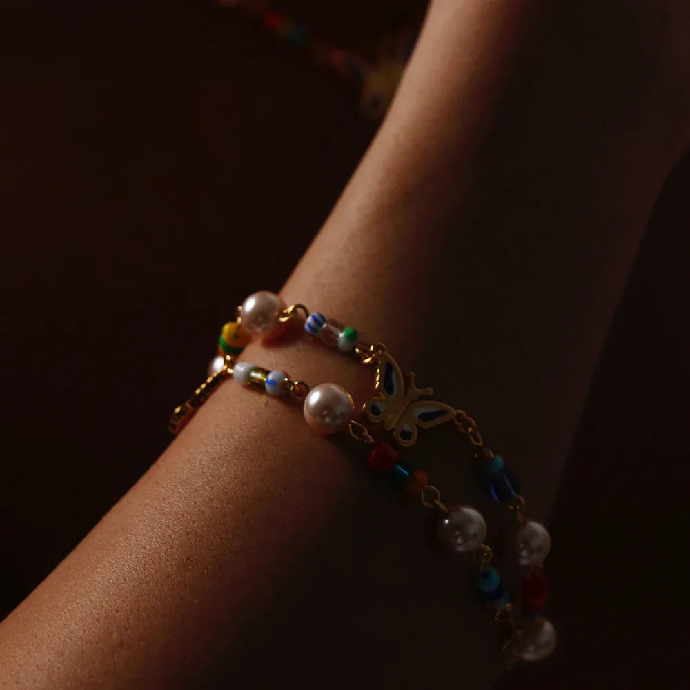 Exclusive Rainbow Beads Angel Bracelet - STUGAZI - VENTURER