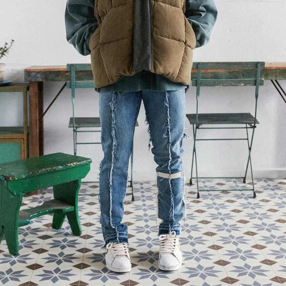 Eroded Denim - VAL. KRISTOPHER - VENTURER