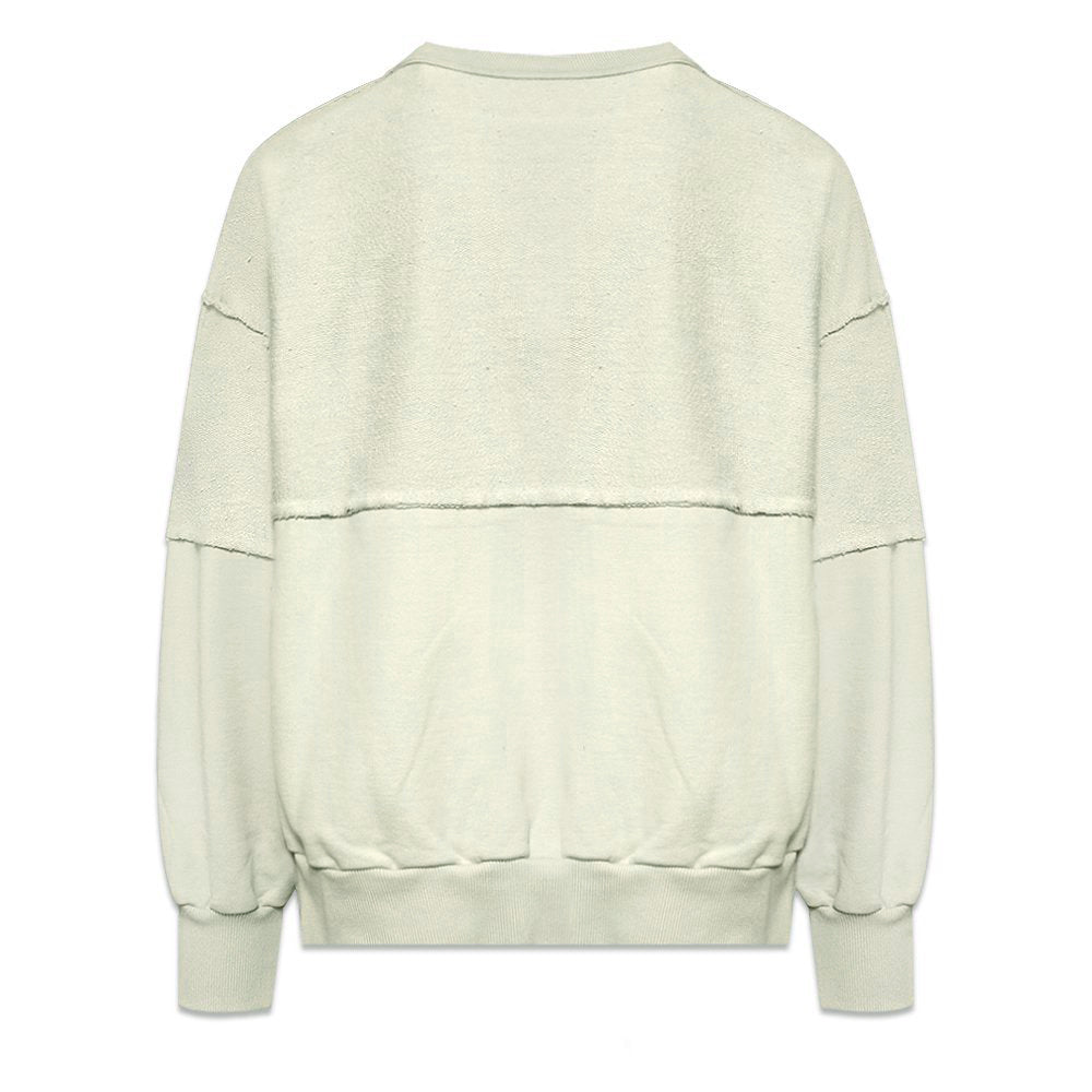 Bull Denim Panel Crewneck - VAL. KRISTOPHER - VENTURER