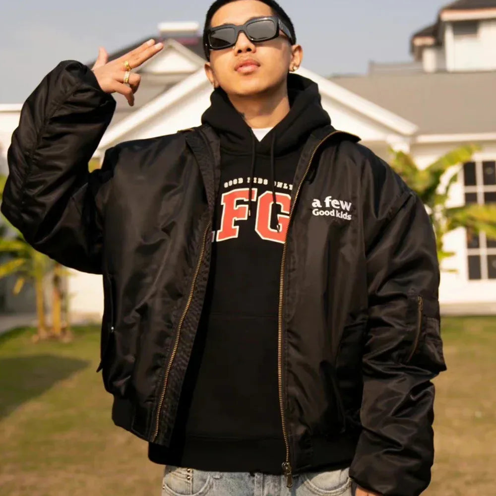 Logo Bomber Jacket - A FEW GOOD KIDS - VENTURER