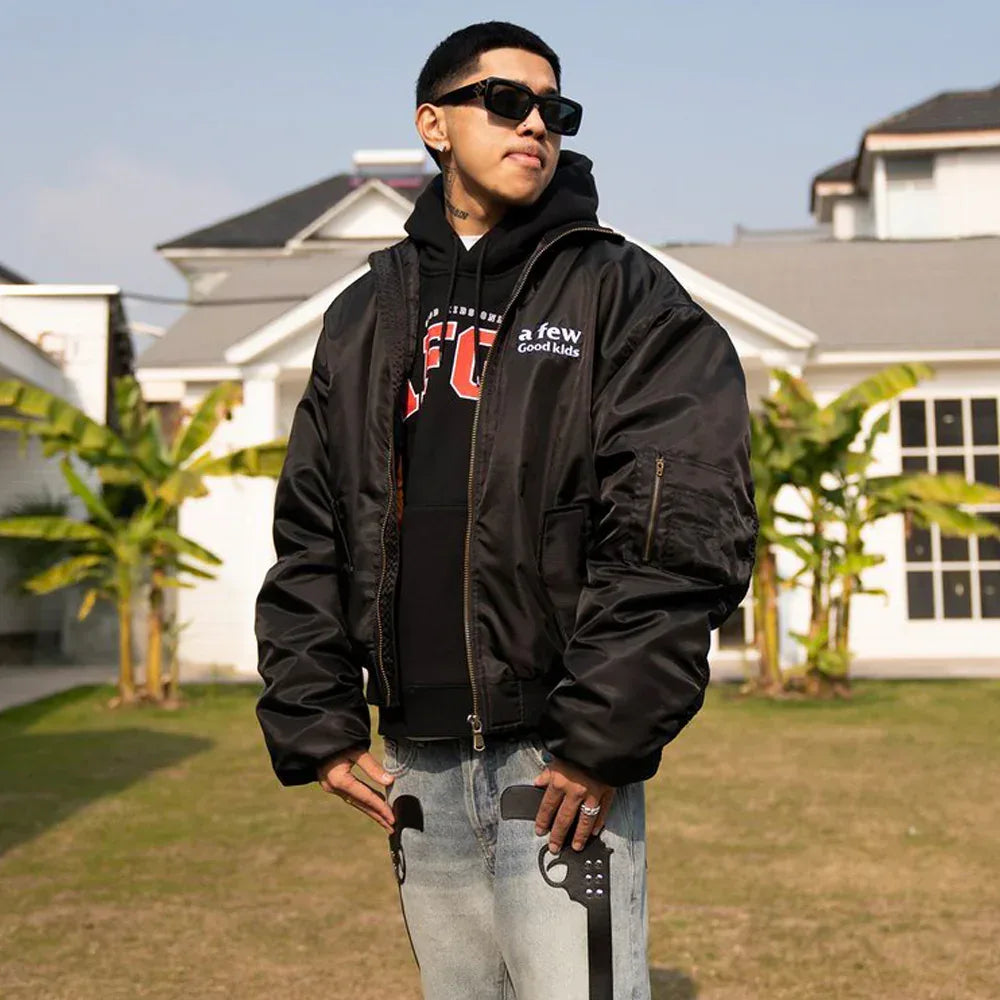 Logo Bomber Jacket - A FEW GOOD KIDS - VENTURER