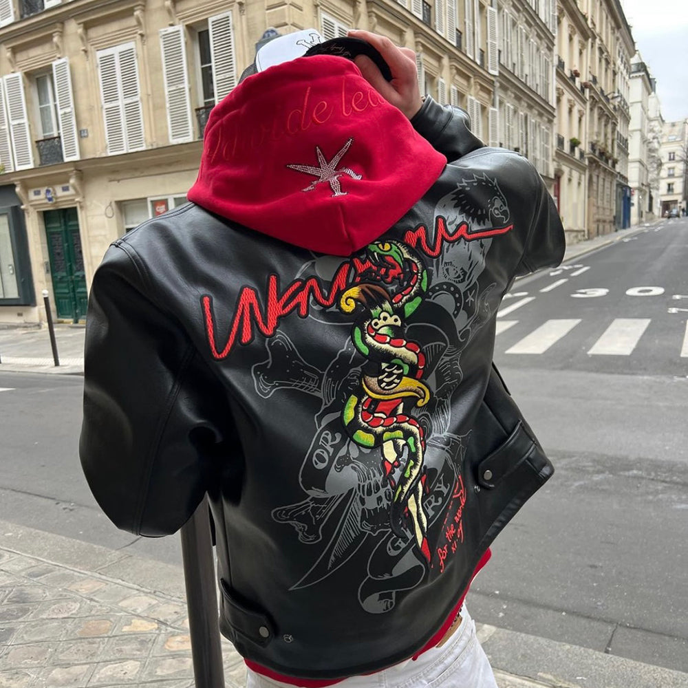 Black Outline Dagger Rhinestone Joggers