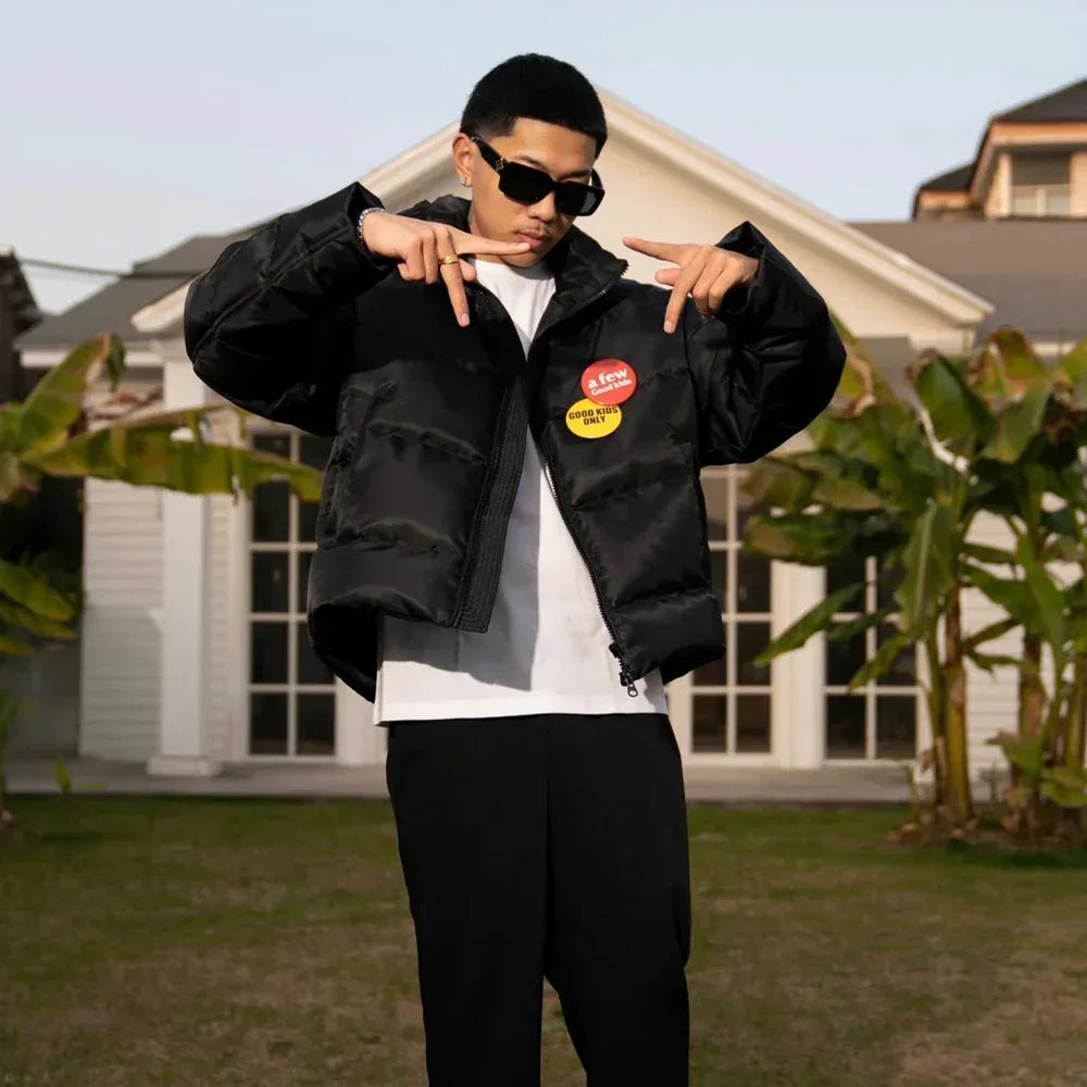 Badge Puffer Jacket - A FEW GOOD KIDS - VENTURER