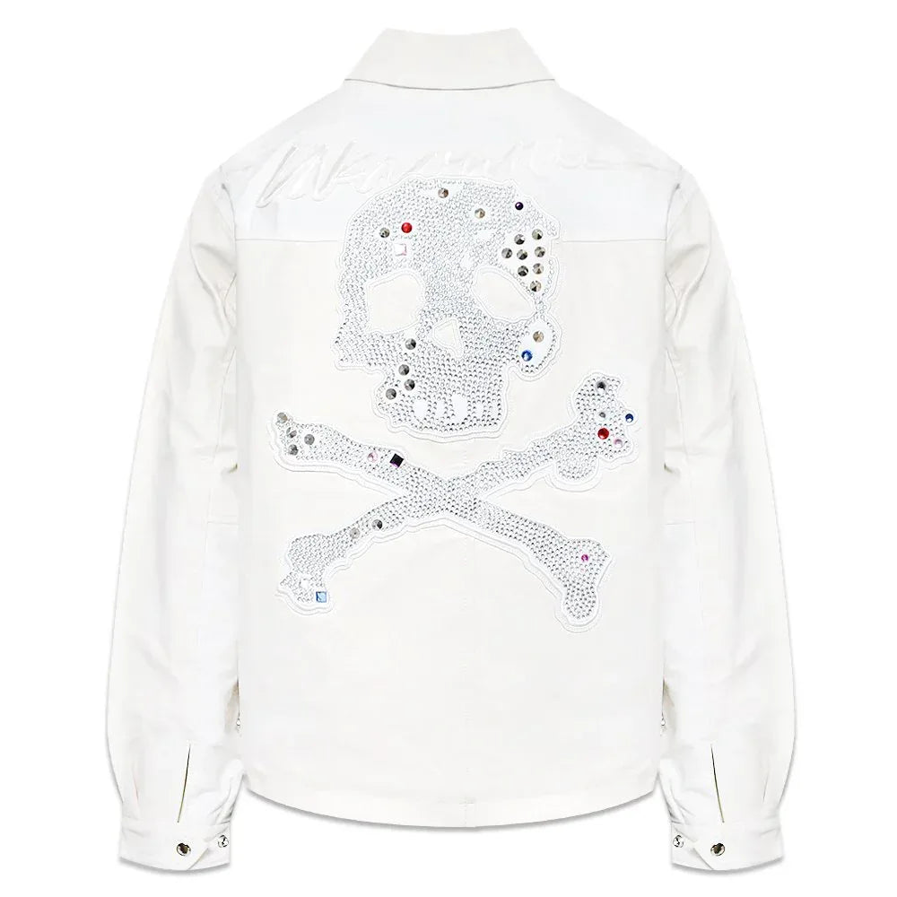 Jewel Skeleton Leather Jacket - UNKNOWN LONDON - VENTURER