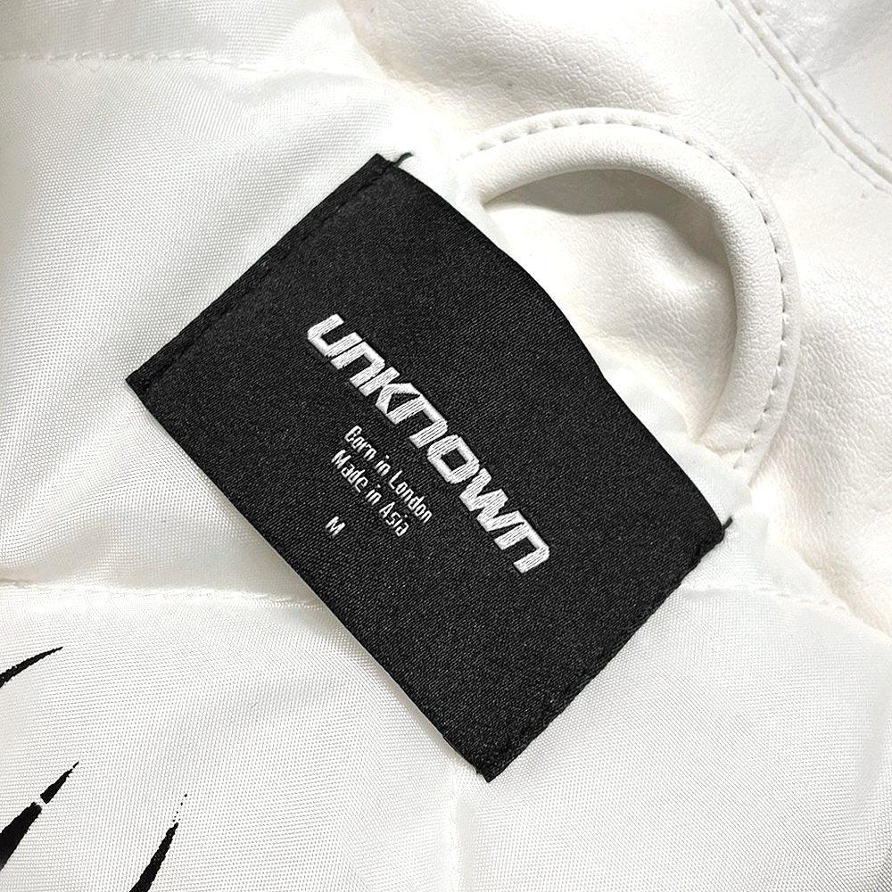 Jewel Skeleton Leather Jacket - UNKNOWN LONDON - VENTURER