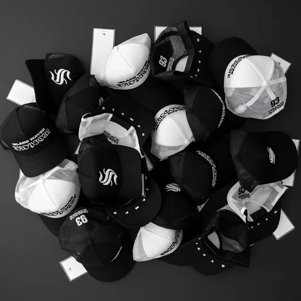 Island Waves 5 Panel Trucker Cap - STAMPD - VENTURER