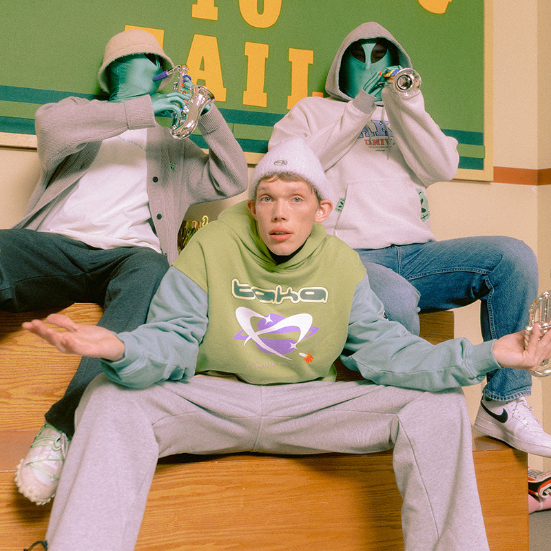 Cosmic Univ. Two Tone Logo Hoodie