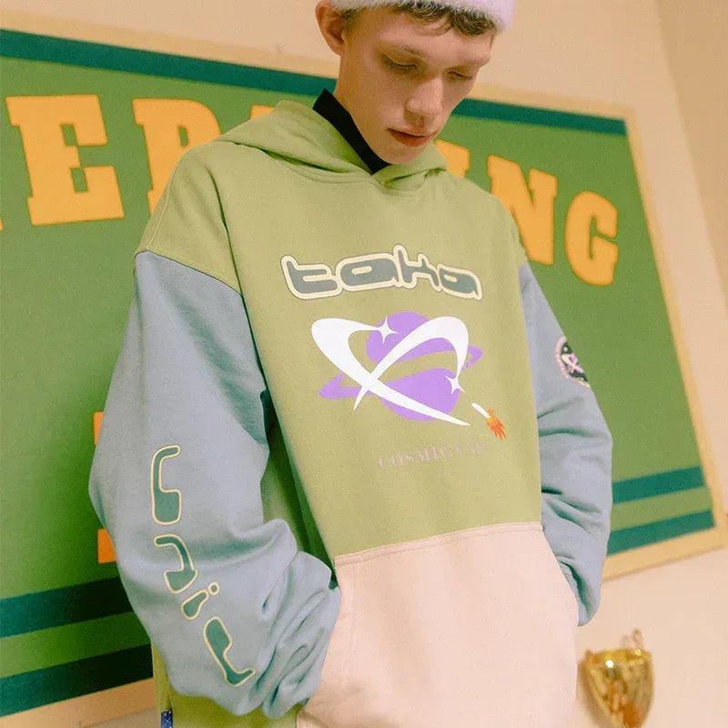 Cosmic Univ. Two Tone Logo Hoodie - TAKA ORIGINAL - VENTURER