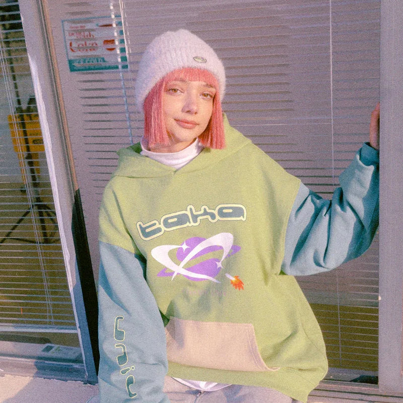 Cosmic Univ. Two Tone Logo Hoodie - TAKA ORIGINAL - VENTURER