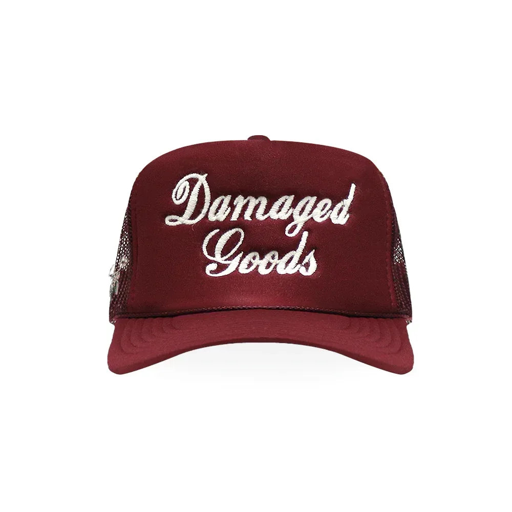 Damaged Goods Trucker Hat - FOR THOSE WHO SIN - VENTURER