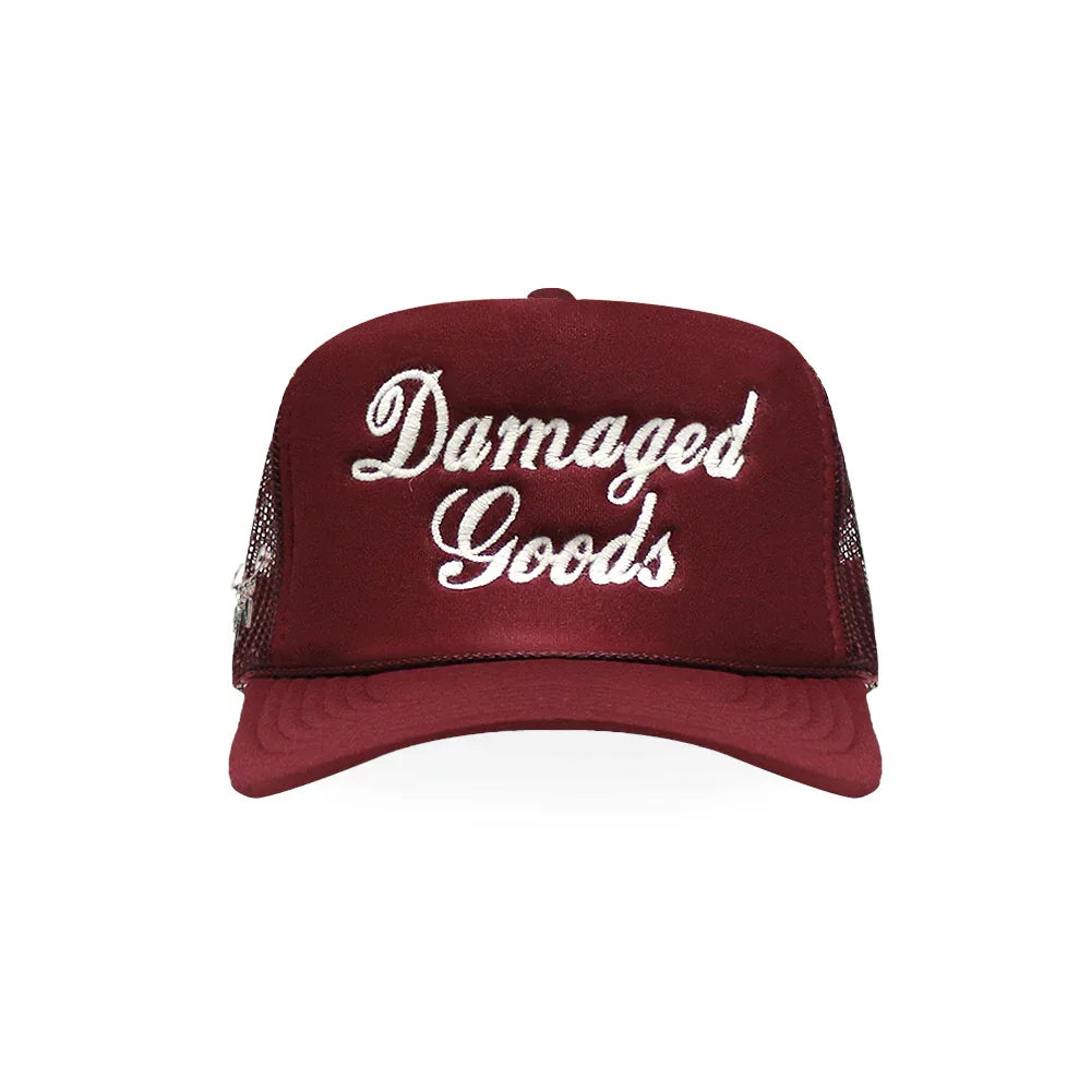 Damaged Goods Trucker Hat - FOR THOSE WHO SIN - VENTURER