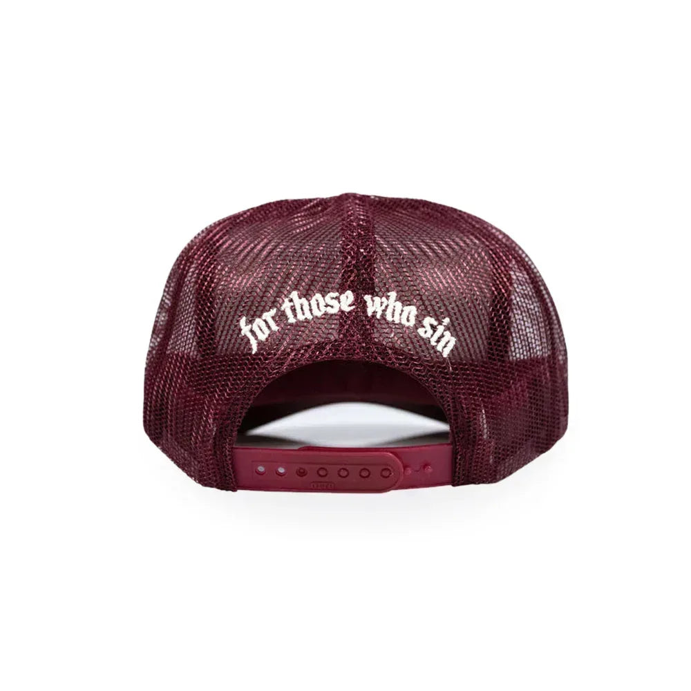 Damaged Goods Trucker Hat - FOR THOSE WHO SIN - VENTURER