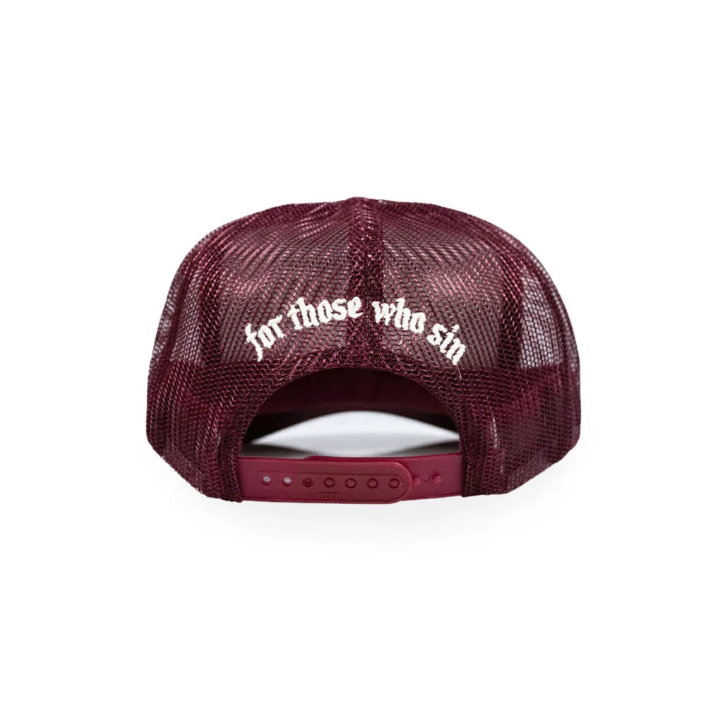 Damaged Goods Trucker Hat - FOR THOSE WHO SIN - VENTURER