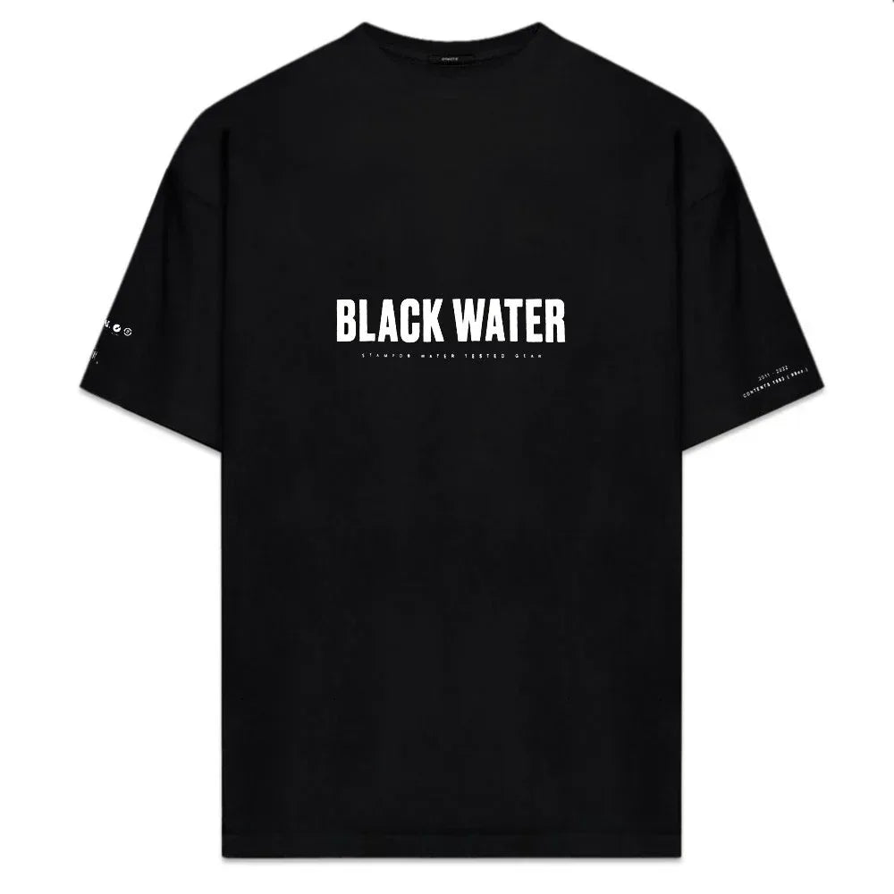 Black Water Relaxed Tee - STAMPD - VENTURER